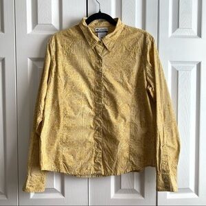 Columbia Floral Long Sleeved Button Down Shirt